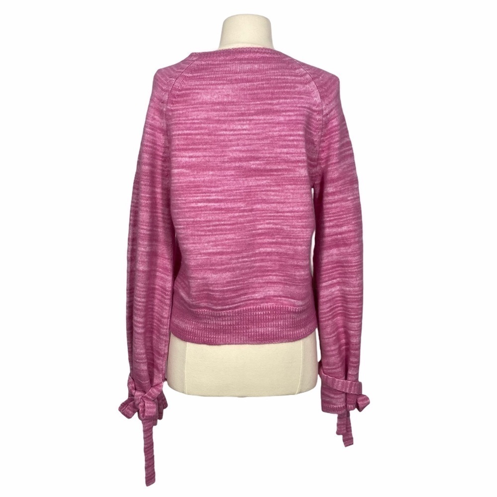 J. CREW Pink Marled Wrist Tie Sweater - Picture 5 of 8
